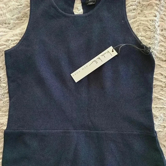 Nicole Miller Navy Maxi dress - Picture 2 of 16